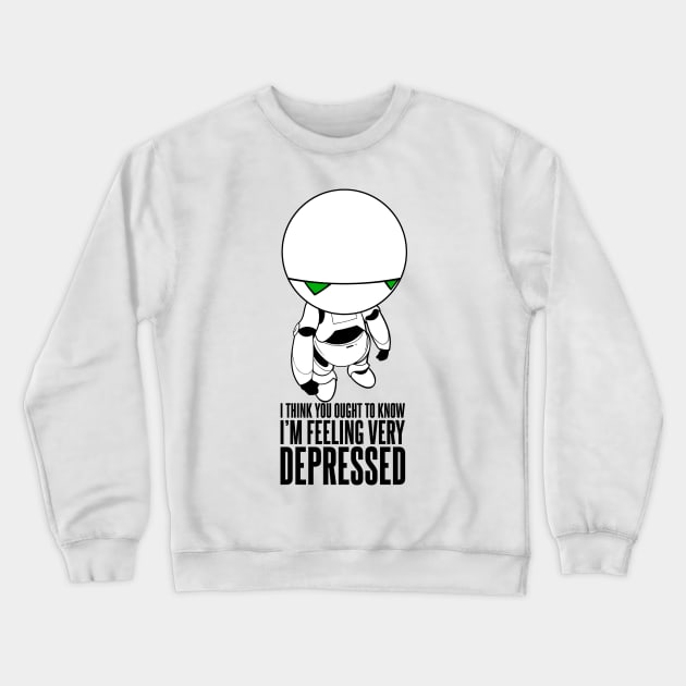 Marvin Depressed Crewneck Sweatshirt by Meta Cortex